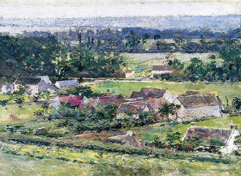 Theodore Robinson Giverny France oil painting art
